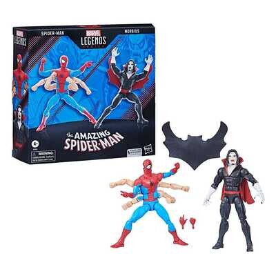 PREORDER : The Amazing Spider-Man Marvel Legends Action Figure 2-Pack Spider-Man & Morbius 15 cm