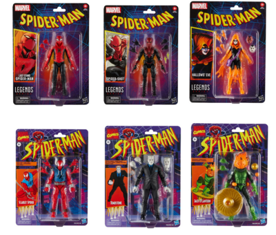 PRE-ORDER Marvel Legends 6 Inch Spider-Man Retro Action Figure Wave 4 - Set of 6