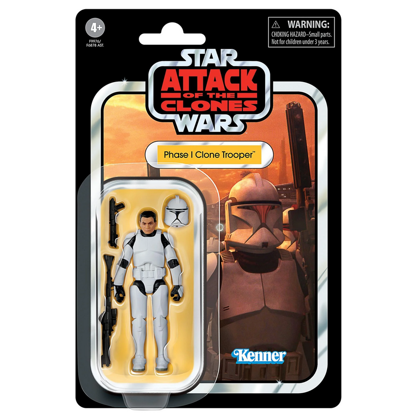 Pre-order: Star Wars Episode II Vintage Collection Action Figure Phase I Clone Trooper 10 cm set of 4