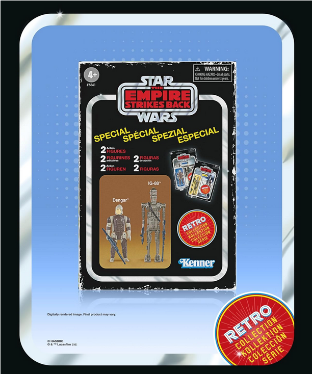 Star Wars Retro Collection Special Bounty Hunters 2-Pack Dengar and IG-88