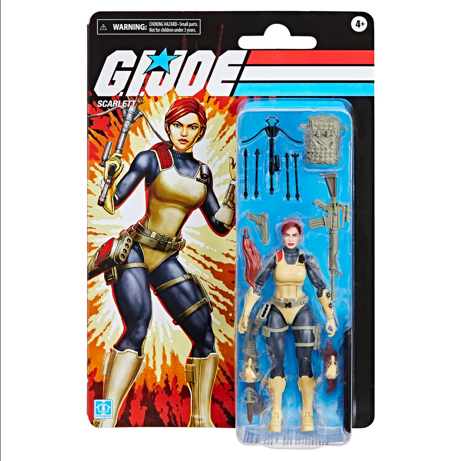 G.I. Joe Classified Series Retro Cardback, Scarlett (damage bubble)