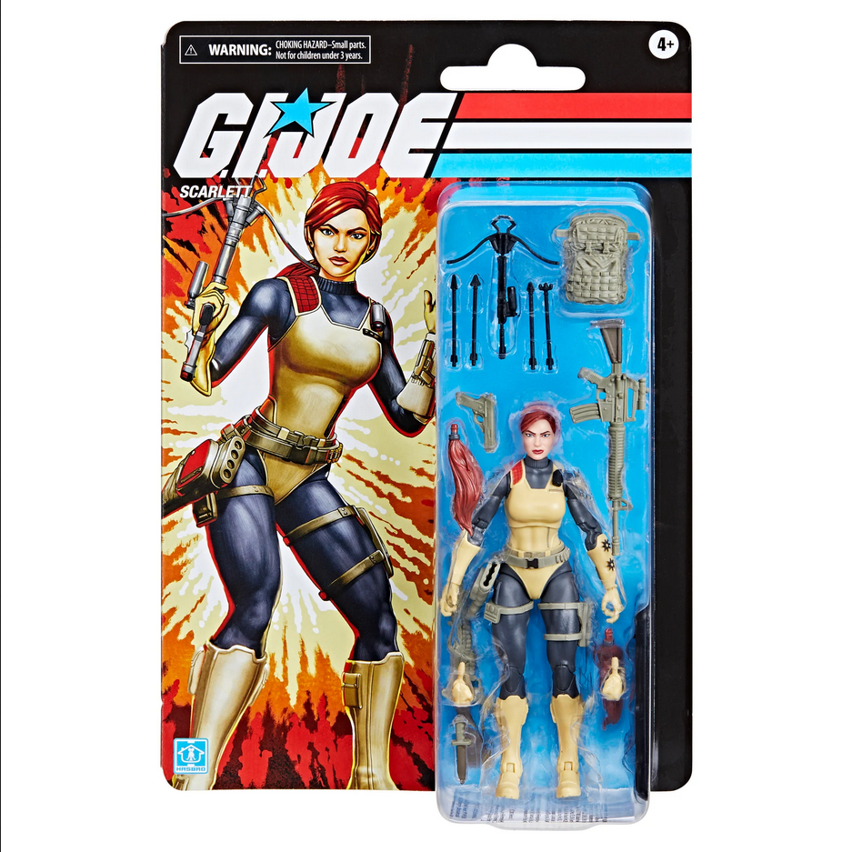 Pre-order G.I. Joe Classified Series Retro Cardback, Scarlett