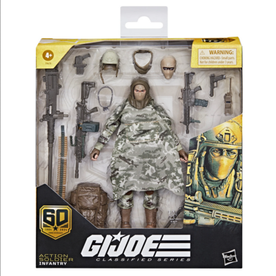 Pre-order G.I. Joe Classified Series 60th Anniversary Action Soldier - Infantry
