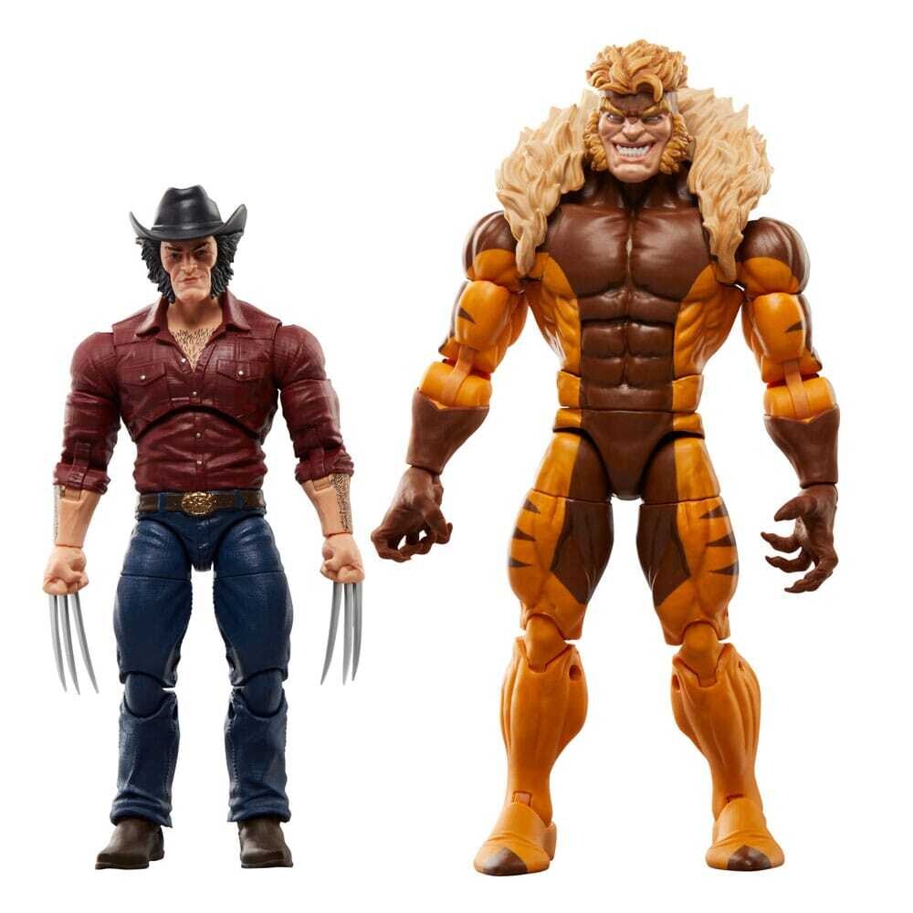 PRE-ORDER Wolverine 50th Anniversary Marvel Legends Action Figure 2-Pack Marvel's Logan & Sabretooth 15 cm