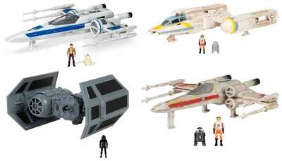 Pre-order: Star Wars Micro Galaxy Squadron Vehicles with Figures Medium 13 cm Assortment (4)