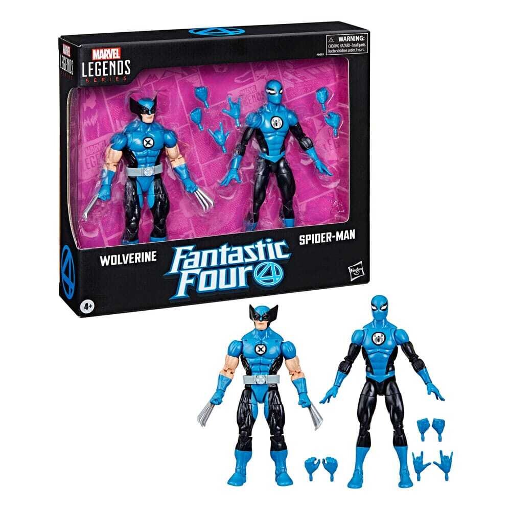 PRE-ORDER Fantastic Four Marvel Legends Action Figure 2-Pack Wolverine & Spider-Man 15 cm