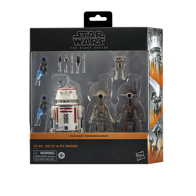 PRE-ORDER  Star Wars Black Series 6 Inch Action Figure Multipack - R5-D4, BD-72 &amp; Pit Droids