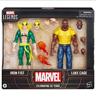 PRE-ORDER Marvel Legends 85th Anniversary 6 Inch Exclusive Action Figure Twin Pack - Iron Fist &amp; Luke Cage   15 cm