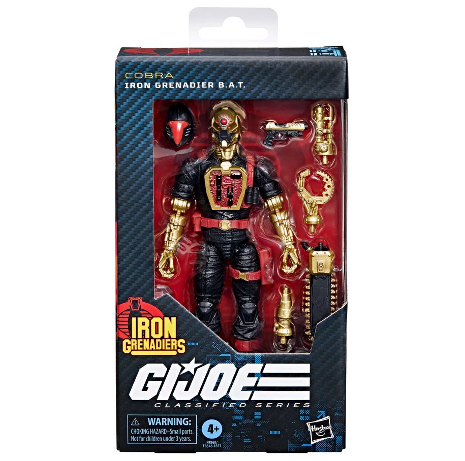 PREORDER: G.I. Joe Classified Series #134, Iron Grenadier B.A.T.