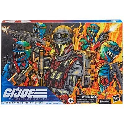 G.I. Joe Classified Series Pack of 3 Action Figures Cobra Viper Officer &amp; Vipers 15cm