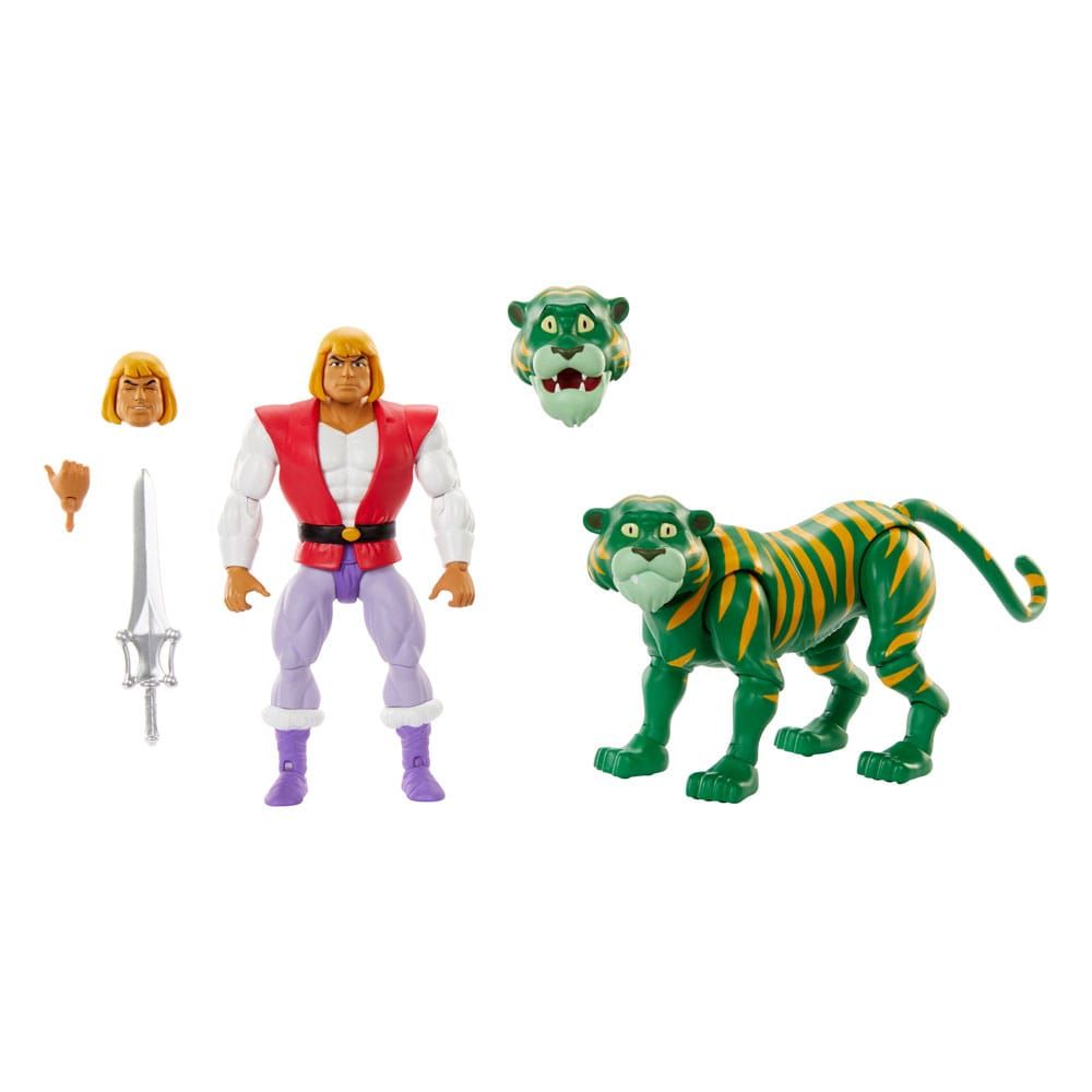 PREORDER: Masters of the Universe Origins Action Figure 2-Pack Prince Adam &amp; Cringer Cartoon Collection 14 cm