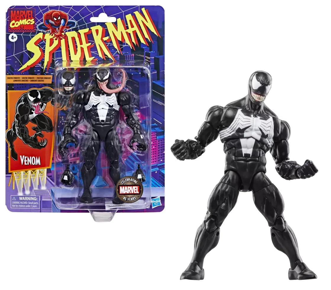 Marvel Legends Retro Card Action Figure Venom 15 cm