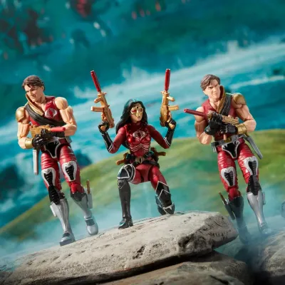 G.I. Joe Classified Series Crimson Strike Team: Baroness, Tomax, &amp; Xamot, 82