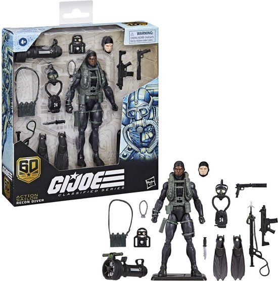 G.I. Joe - Classified Series 60th Anniversary Sailor Recon Diver Action Figure 15 cm