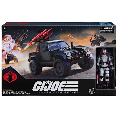 G.I. Joe Classified Series #120, Cobra Night Attack 4-WD Stinger &amp; Driver