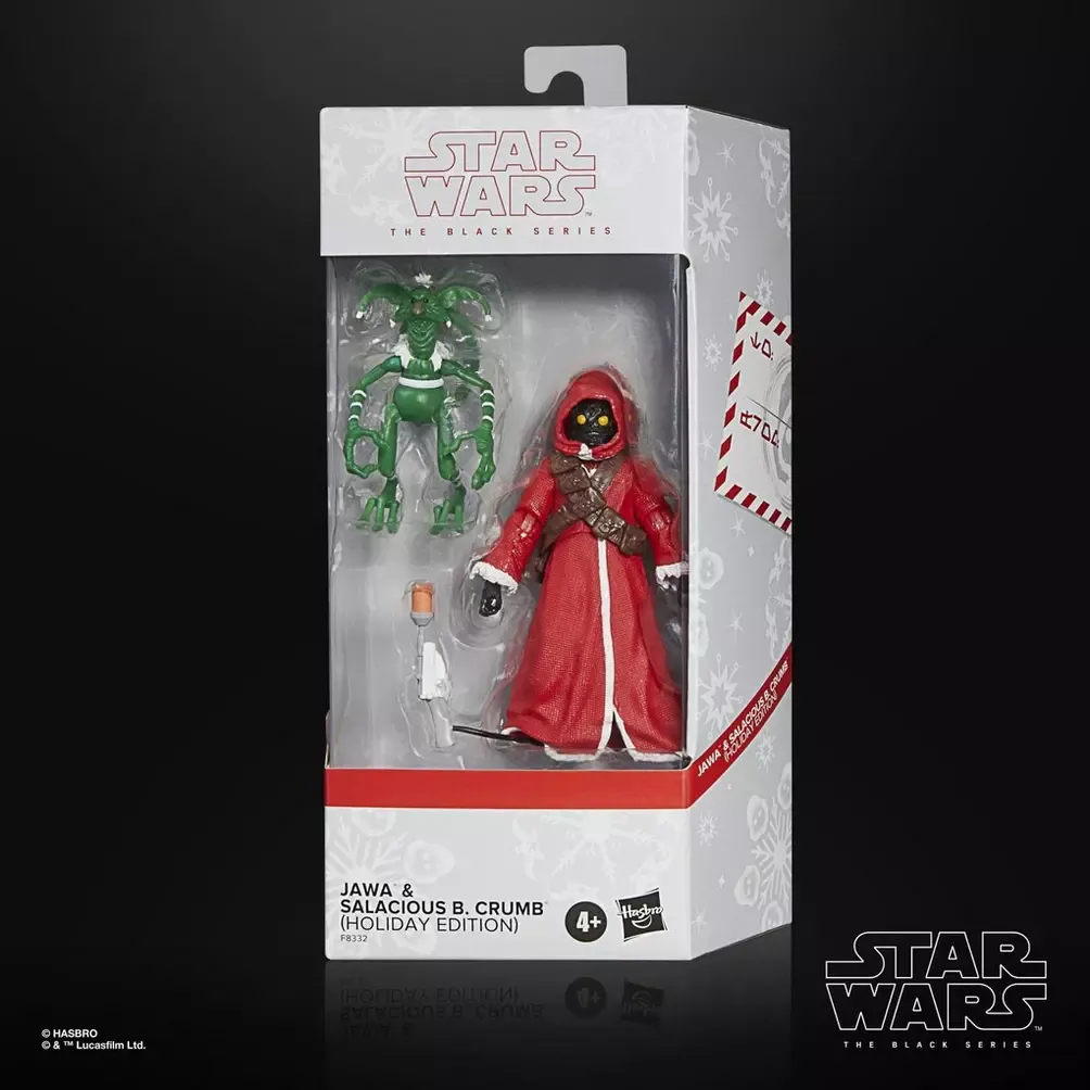 Star Wars Black  Series Jawa &amp; Salacious B. Crumb (Holiday Edition
