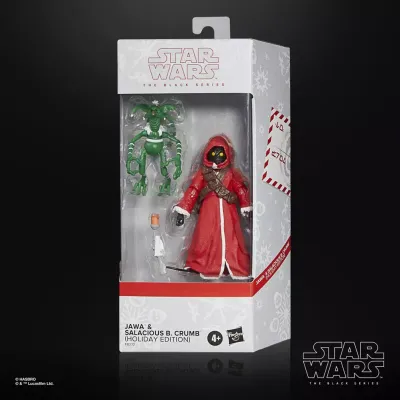 Star Wars Black  Series Jawa &amp; Salacious B. Crumb (Holiday Edition