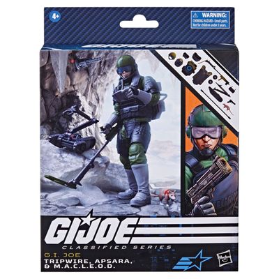 G.I. Joe Classified Series Tripwire, Apsara, &amp; M.A.C.L.E.O.D.