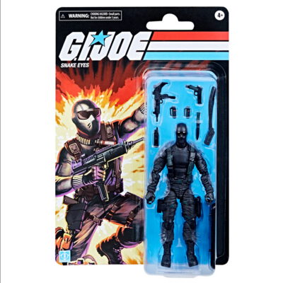 G.I. Joe Classified Series Snake Eyes retro carded 15cm