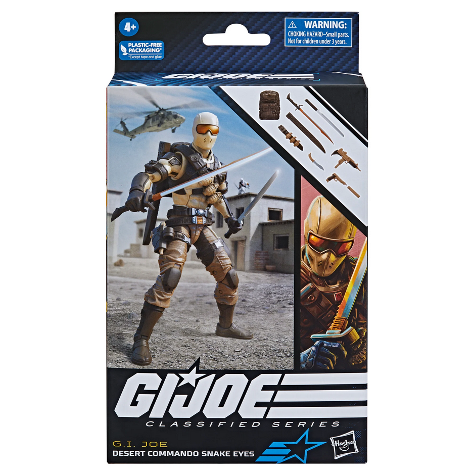 G.I. Joe Classified Series Desert Commando Snake Eyes, 92 [IN STOCK]