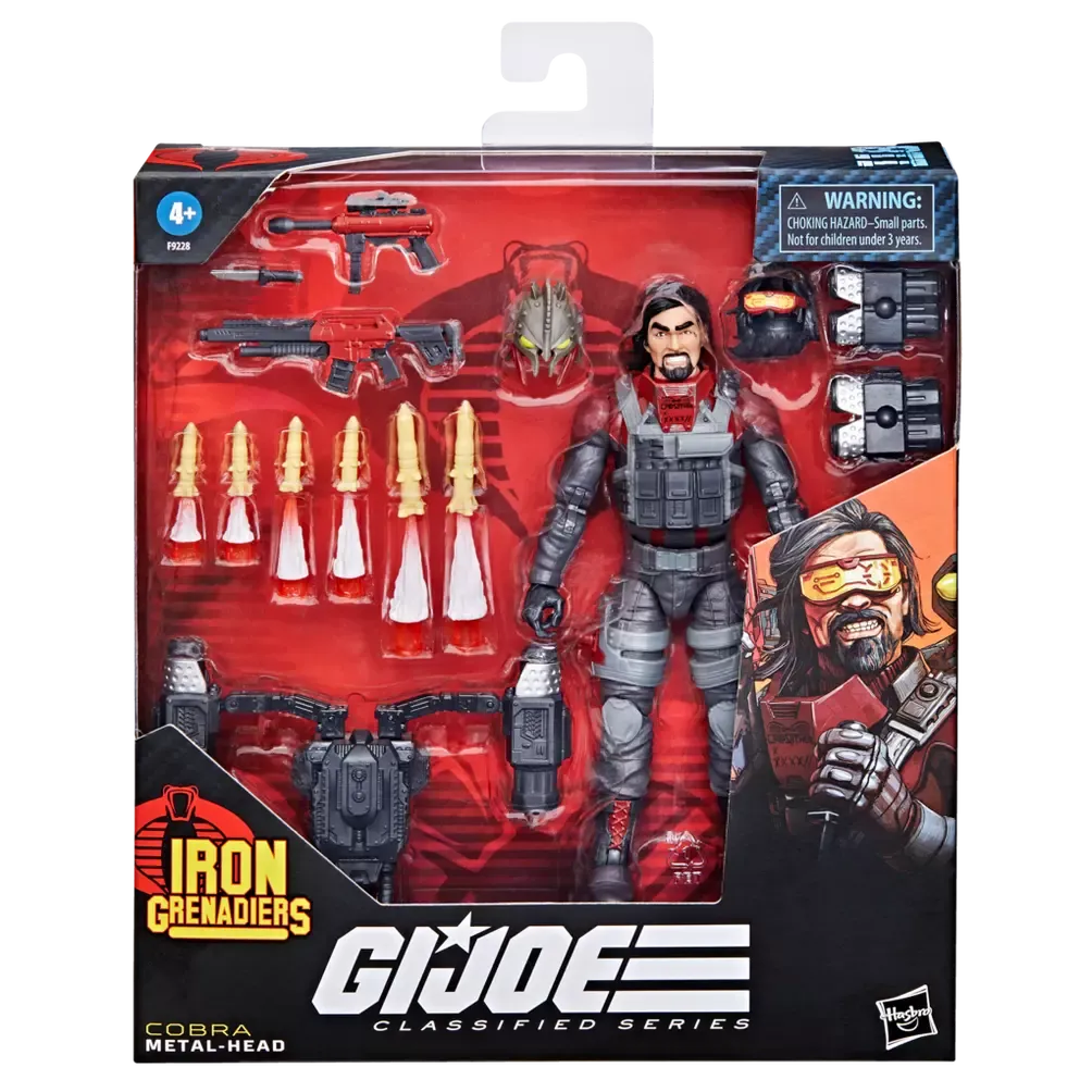 G.I. Joe Classified Series #118, Iron Grenadier Metal-Head