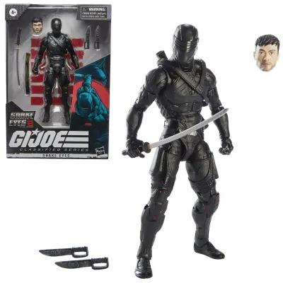 G.I. Joe Classified Series The movie Snake 6 inch / box damage / bottom of box open