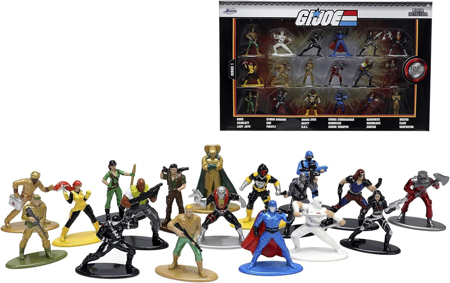 G.I. Joe Jada Toys  1.65" 18-Pack Die-cast Figures