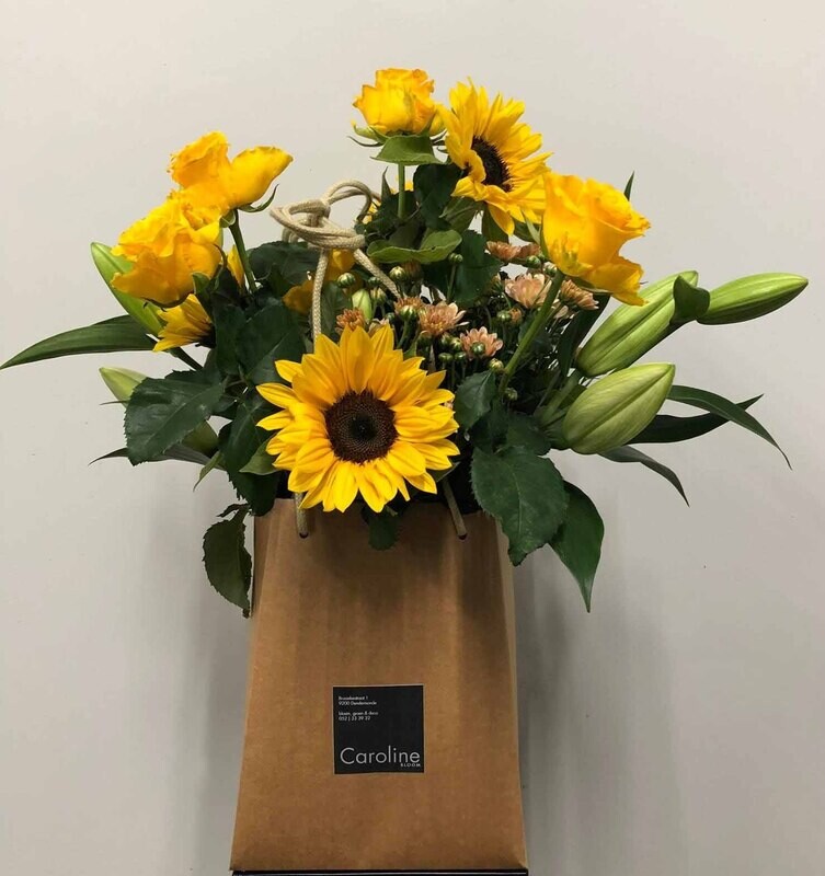 Boeket zonnebloemen