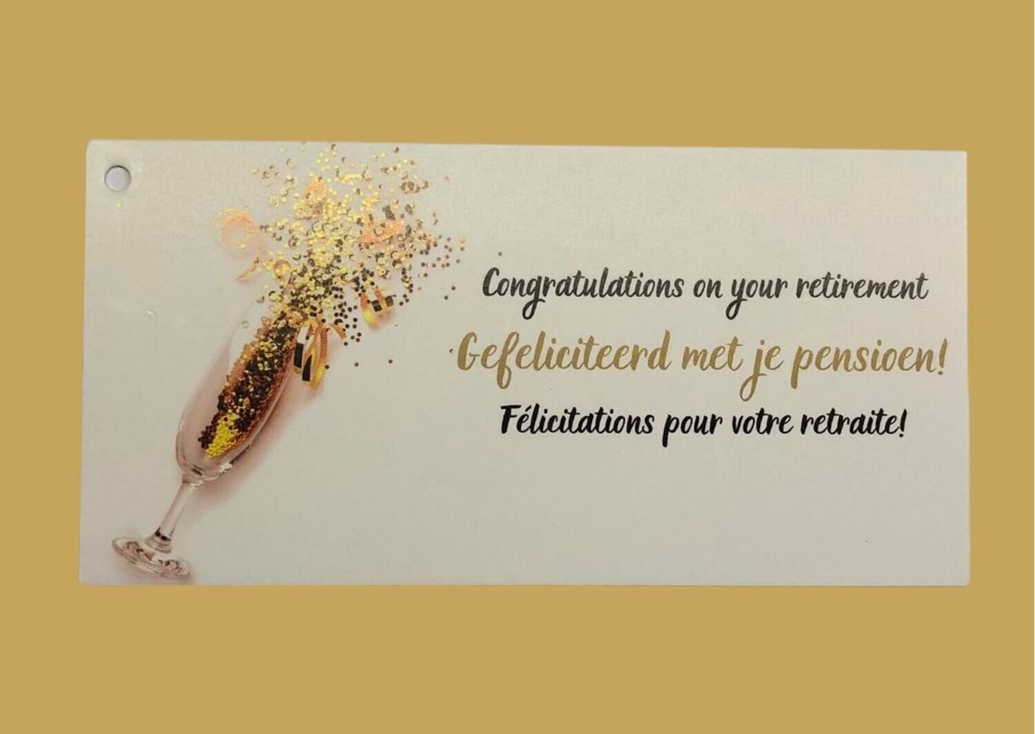 Gefeliciteerd met je pensioen!