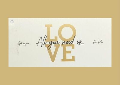 All you need is love - Gek op jou
