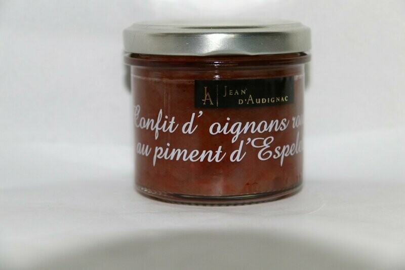 Confit d'oignons rouges au piment d'Espelette 100gr