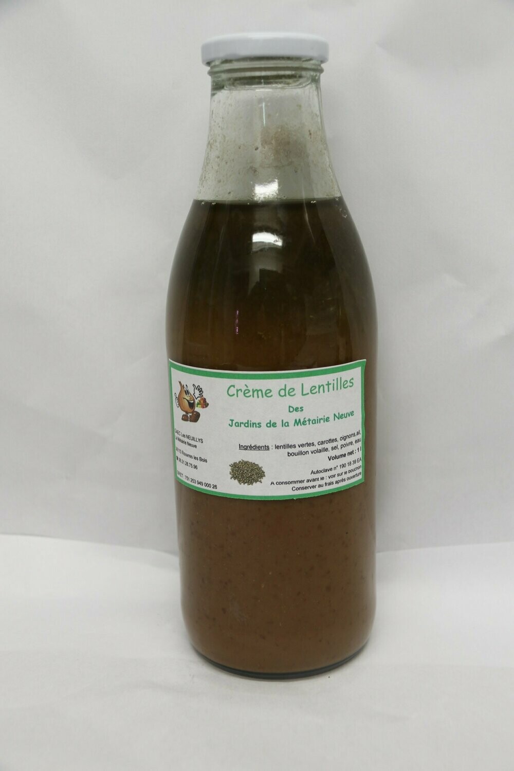 Crème de Lentilles 1Litre