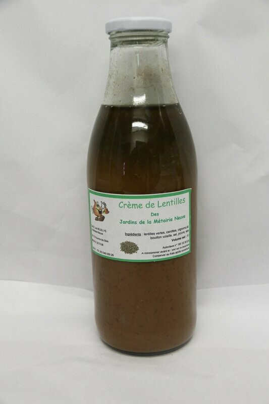 Crème de Lentilles 1Litre