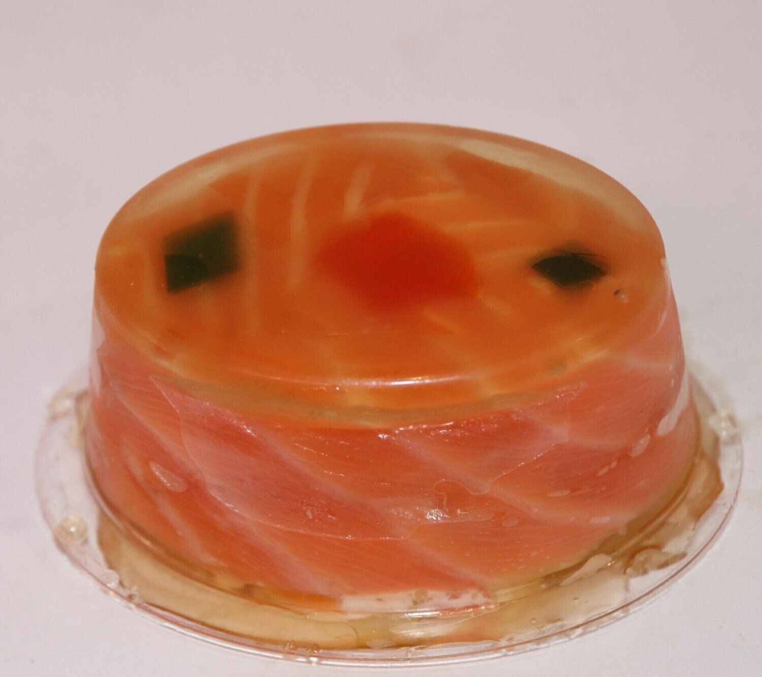 Aspic de saumon fumé et crevettes (pièce)