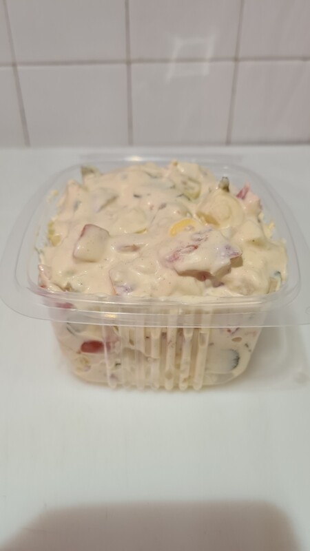 Salade piémontaise ( la barquette d'environ 550gr)