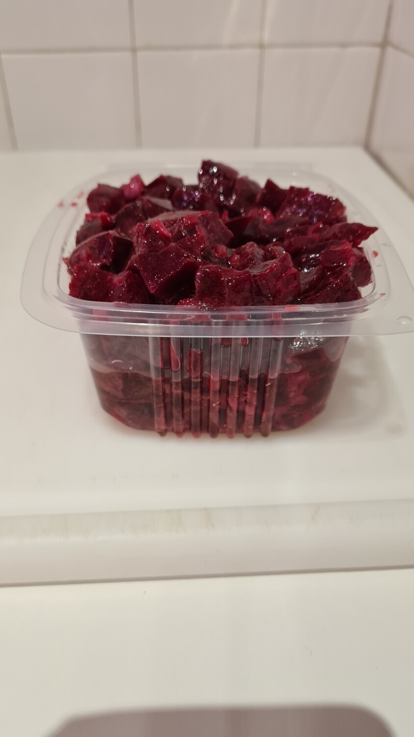 Betterave rouge ( la barquette d'environ 500gr)