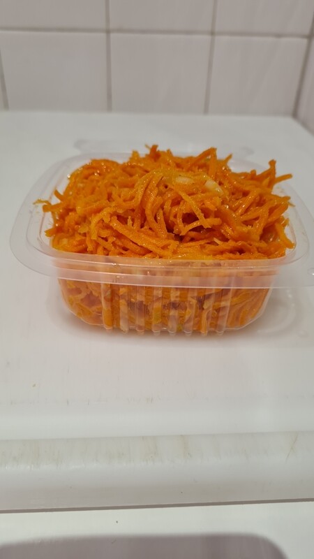 Carottes rapées (la barquette environ 200gr)