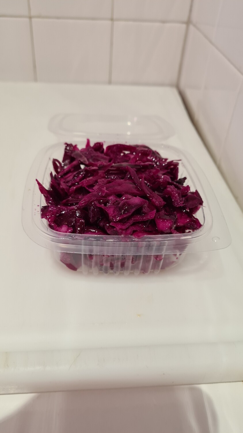 Salade de chou rouge ( la barquette d'environ 150gr
