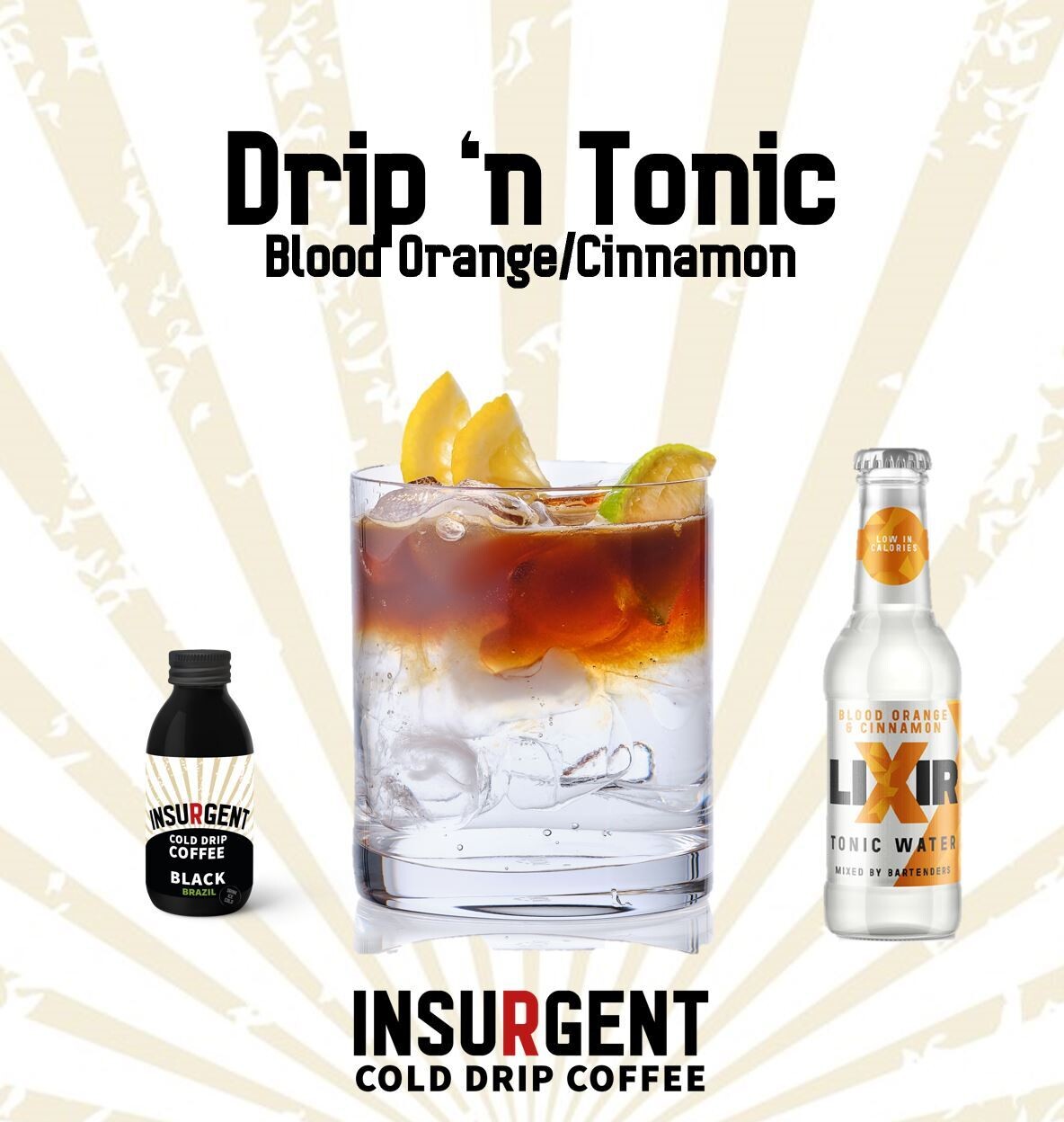 Drip 'n Tonic (Blood Orange/Cinnamon) (6 servings)