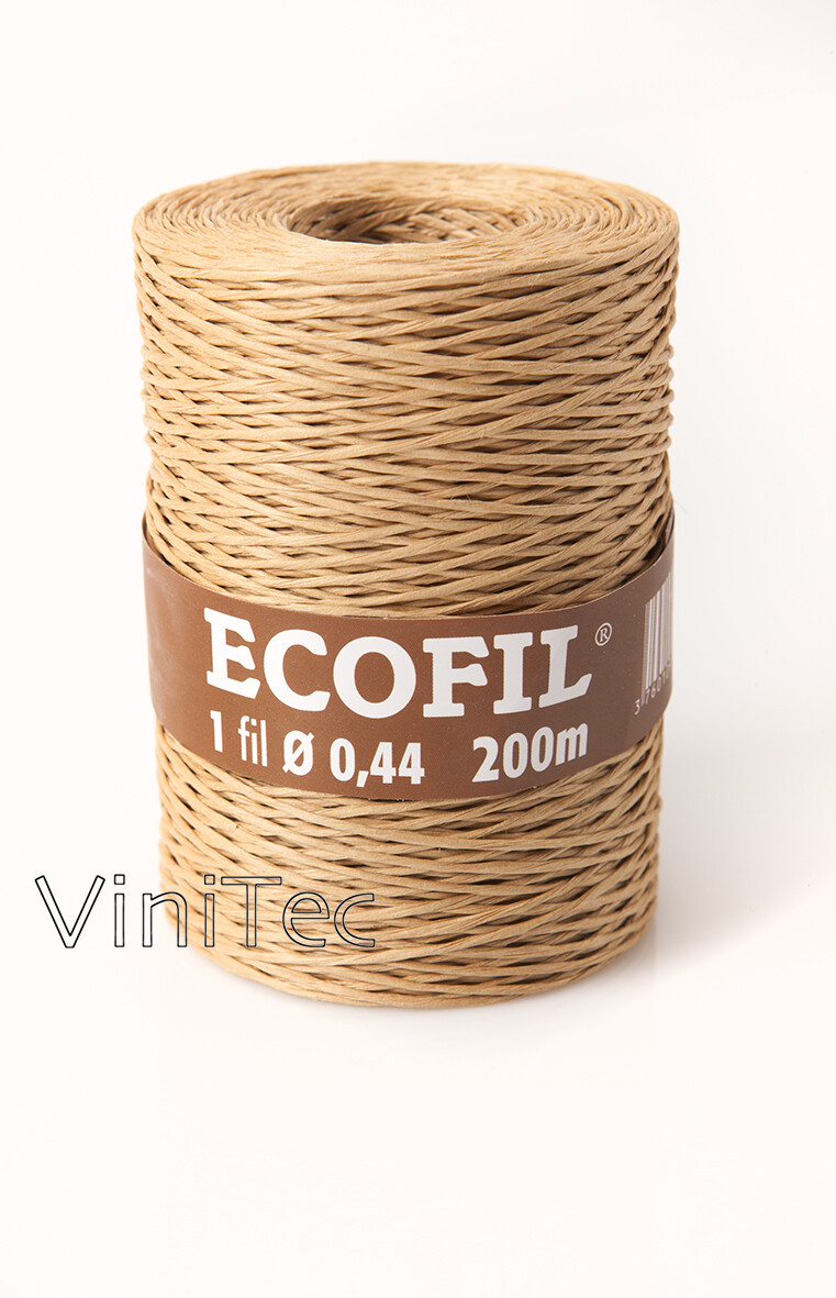 Ecofil binddraad 1 x 0,44 mm ( bruin ) - rol 200m