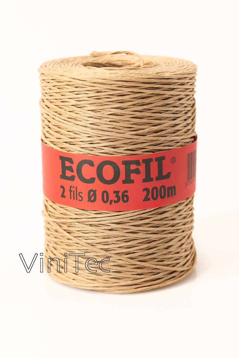Ecofil binddraad 2 x 0,36 mm ( rood ) - rol 200m