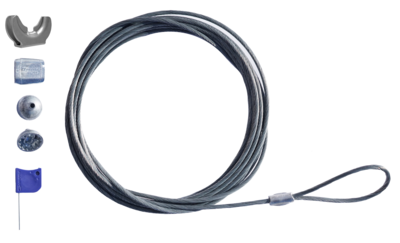 Gripple GPAK - M ( Bevestigings-set voor metalen eindpalen, per stuk )