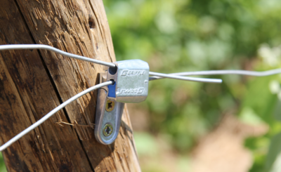 Gripple Vit-S KIT : éénrichtingsspanner spanner met haak, incl. bevestiging voor houten palen ( zakje 10 stuks )