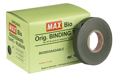 MAX Bio-tape voor HT-R en HT-B tang - doos 10 rol van 30m MAX Bio-tape voor HT-R en HT-B tang - doos 10 rol van 30m