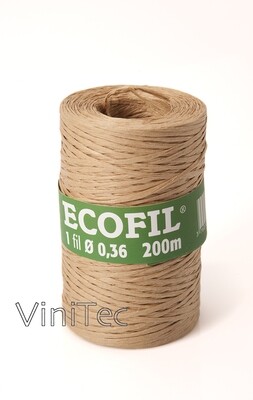 Ecofil binddraad 1 x 0,36 mm ( groen ) -  rol 200m