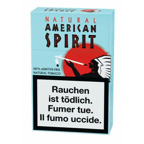 American Spirit Blau Box