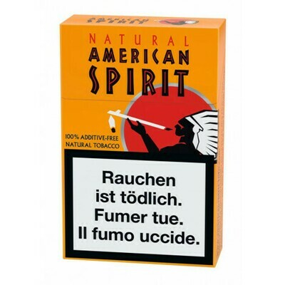 American Spirit Orange Box