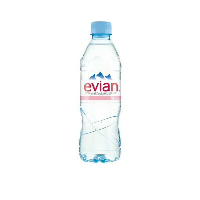 Evian Natürliches Mineralwasser 0.5l Flasche