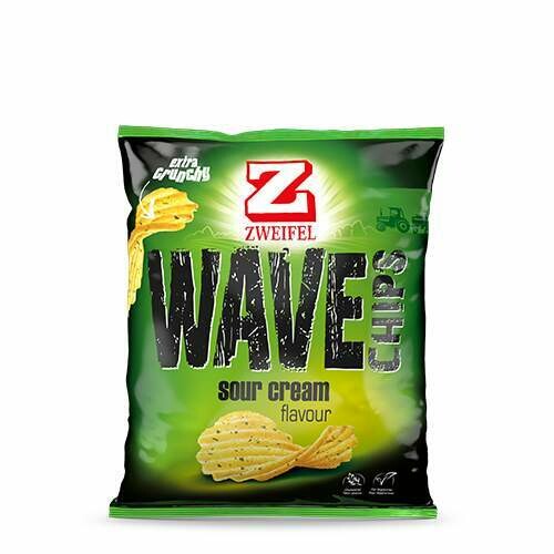 Zweifel Wave Chips Sour Cream Flavour 125g