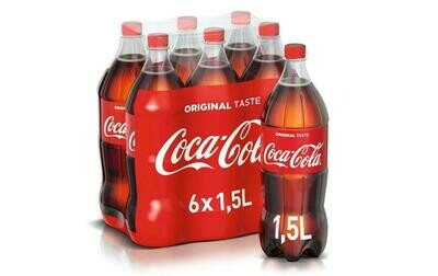 6x Coca Cola 1.5l PET